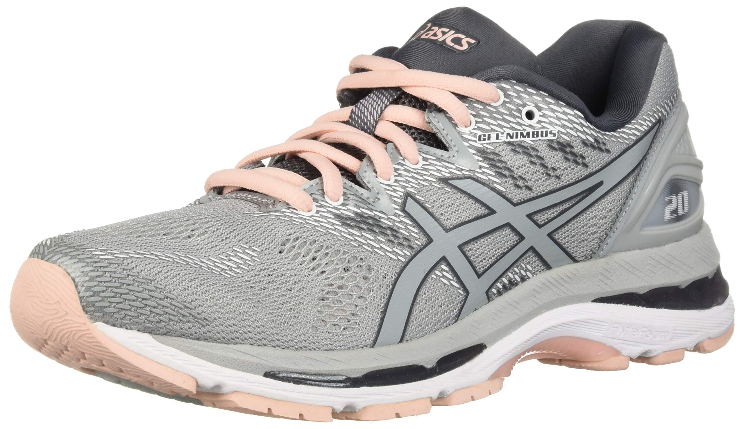 ASICS Women's GEL-Nimbus 20 Running Shoes - Lightweight Cushioned Sneakers for Jogging, Gym Workouts & Everyday Wear | Comfortable Athletic Shoes for Women