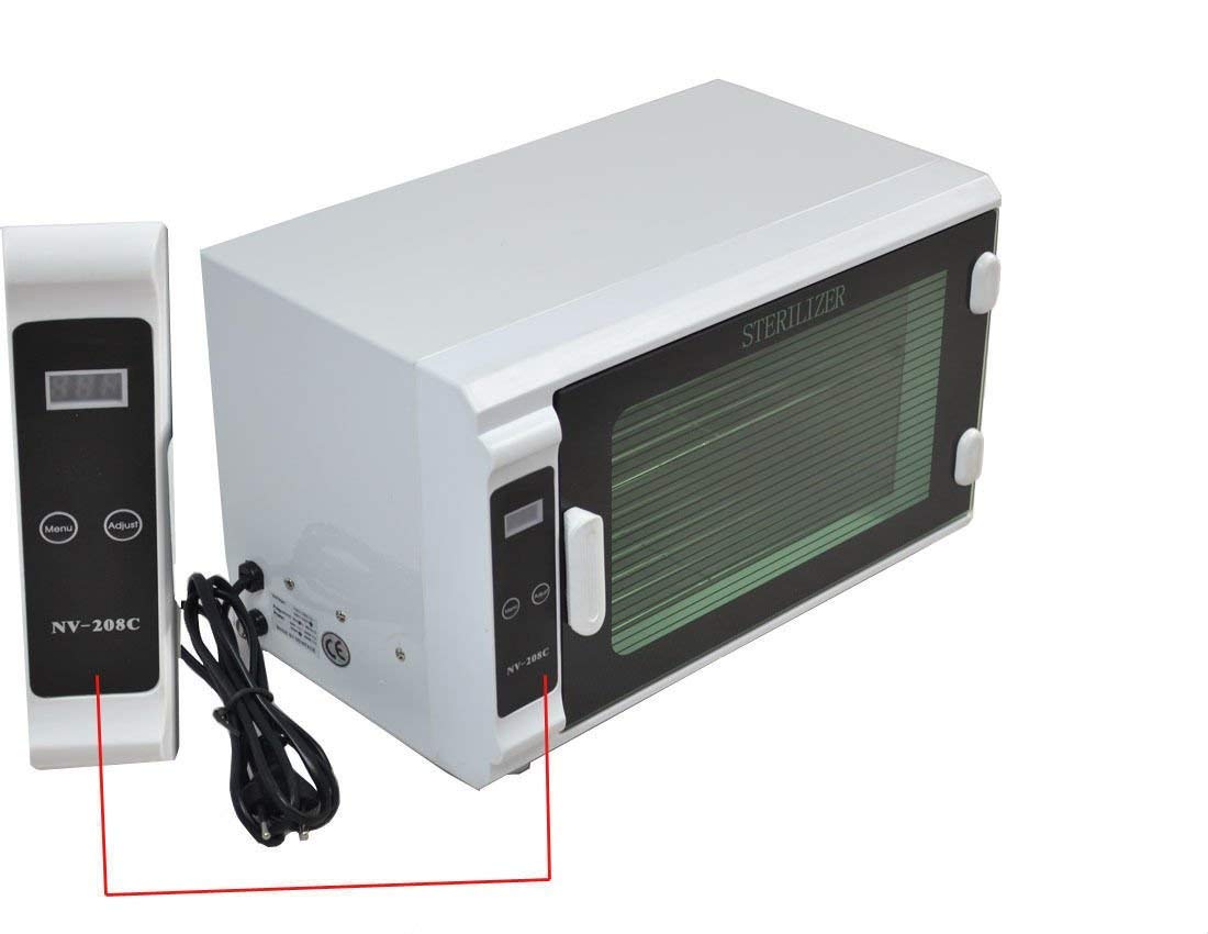 Alkita NV-208C Professional Dry Heat Tattoo Sterilizer - UV Radiation & Autoclave Equipment for Tattoo Shops, Medical Clinics & Beauty Salons