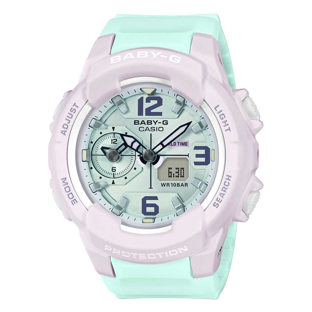 CASIO BABY-G BGA-230PC-6BDR Women's Digital Sport Watch with Shock Resistance & LED Light - Perfect for Running, Gym, and Outdoor Activities
