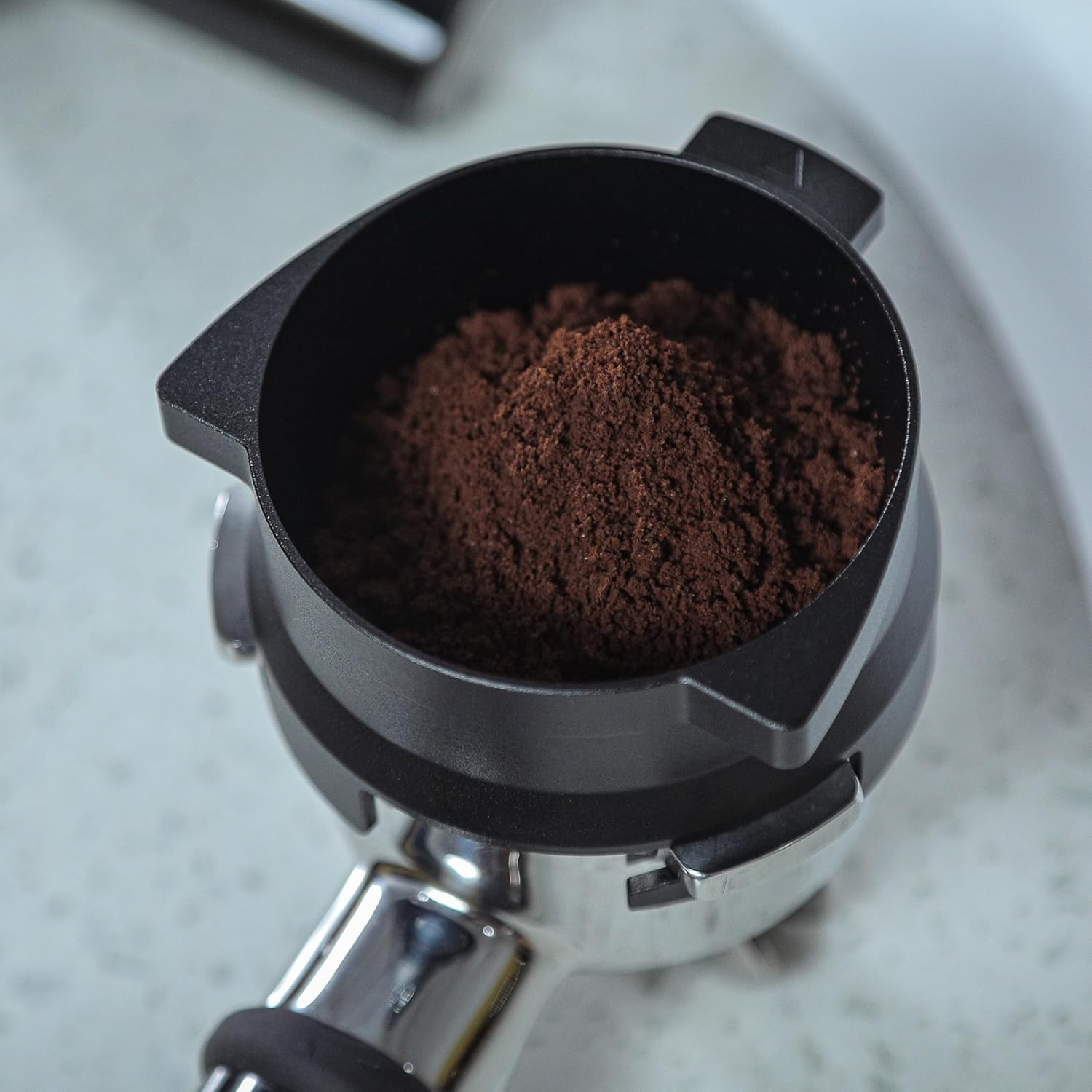 54mm Dosing Funnel & Espresso Puck Screen Kit - Compatible with Breville Espresso Machines | Perfect for Barista-Grade Coffee Dosing & Tamping | Ideal for Home & Cafe Use