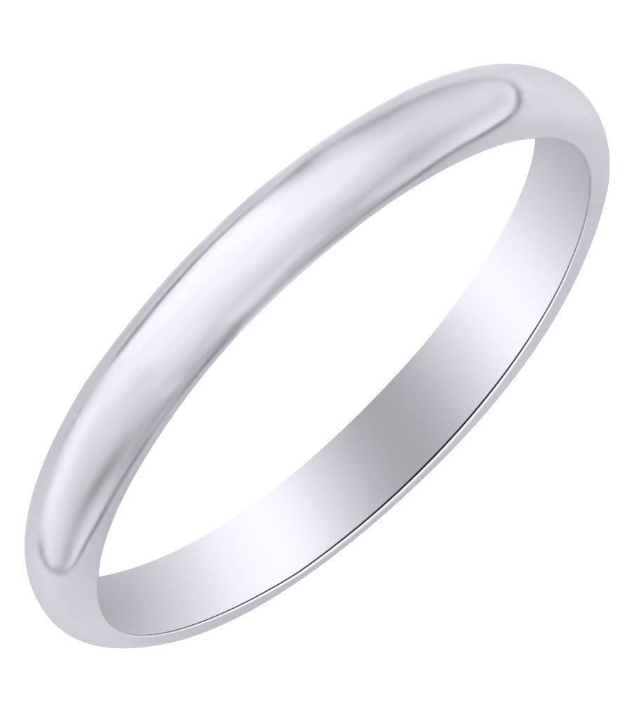 10K Solid Gold AFFY 3mm Comfort Fit Band Ring - Durable Wedding Band, Anniversary Gift & Everyday Jewelry for Women & Men