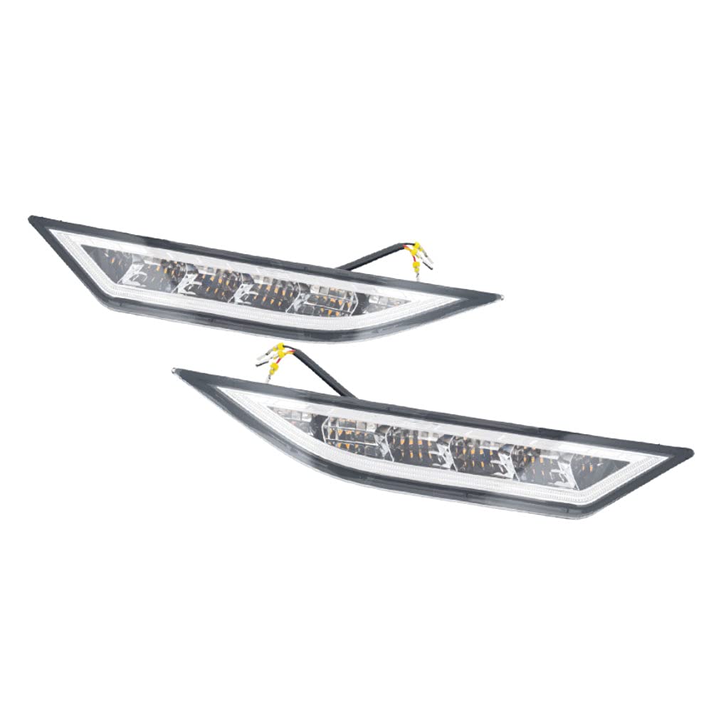 2019-2020 Toyota Avalon LED Daytime Running Lights & Fog Lights Kit with Switch Harness - Complete Left & Right Assembly Set for Enhanced Visibility and Safety Driving