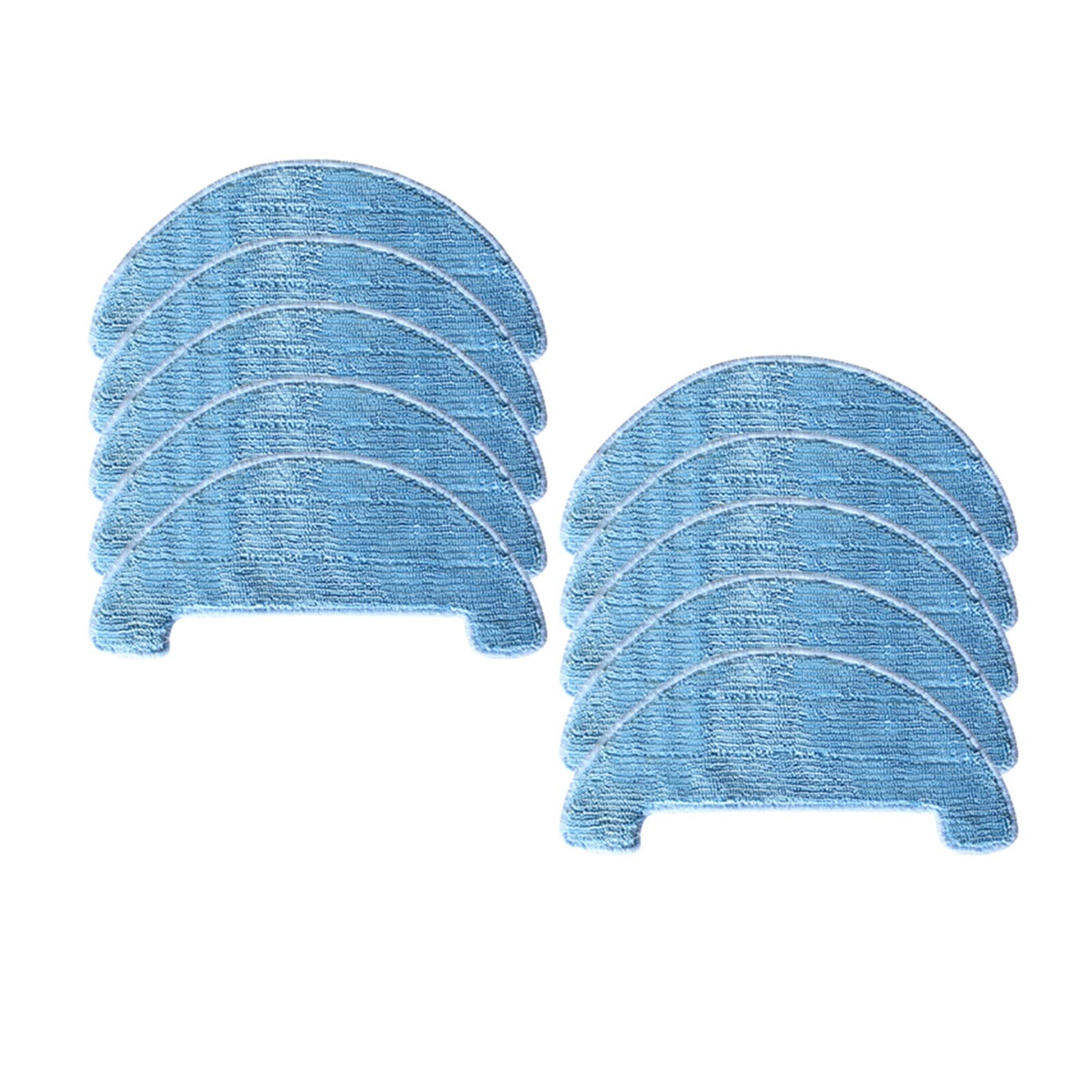iLife A4 A4s T4 Robotic Vacuum Cleaner Replacement Mop Pads - 10 Pack Washable Microfiber Cloth 280x130mm for Effective Floor Cleaning | Perfect for Hardwood, Tile & Pet Hair Removal