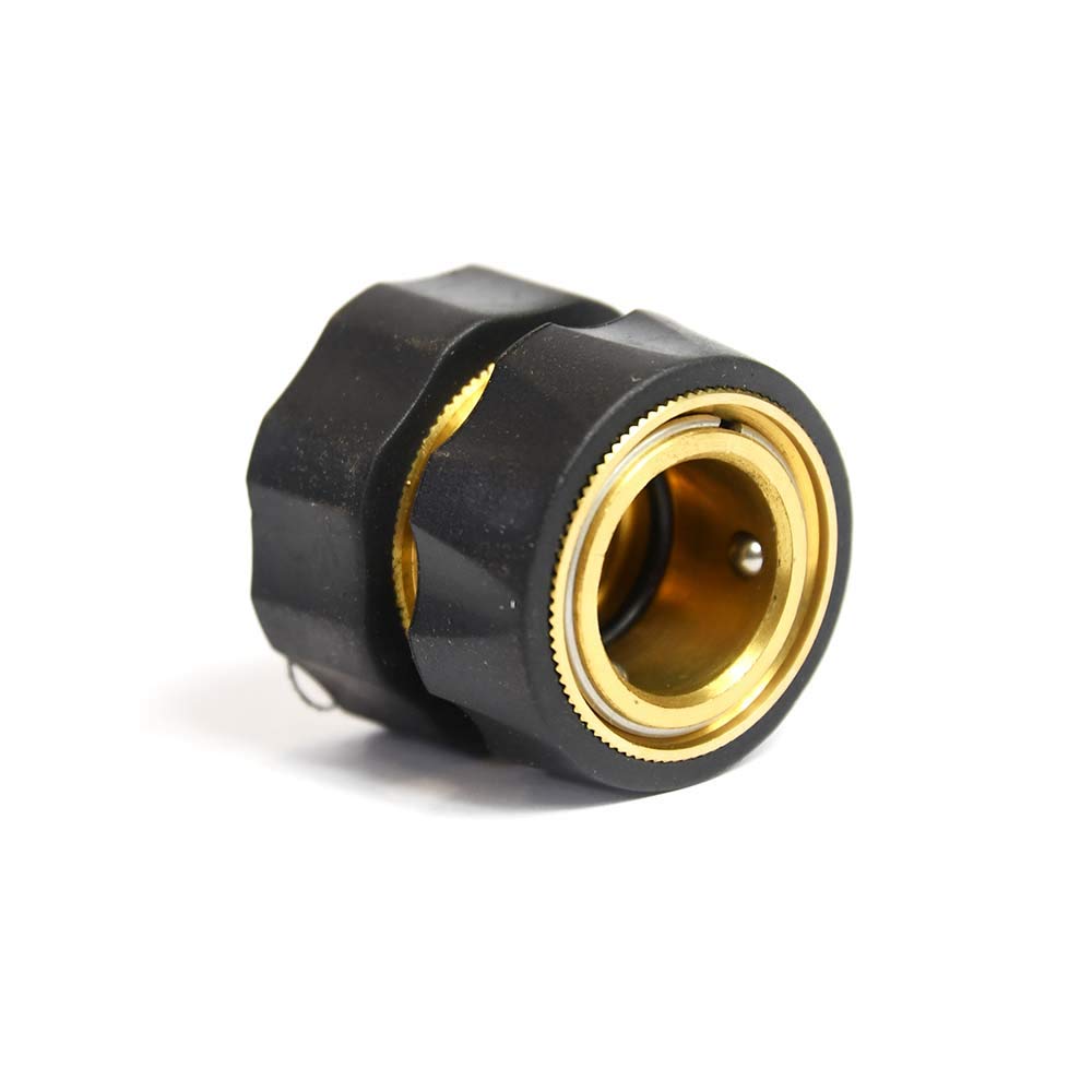 Thrifco 4400395 3/4 Inch Female GHT Brass Quick Connect Adapter - High-Quality Brass Fitting for Garden Hose, Irrigation Systems & Outdoor Watering