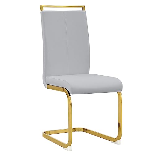 Light Grey With Gold Leg