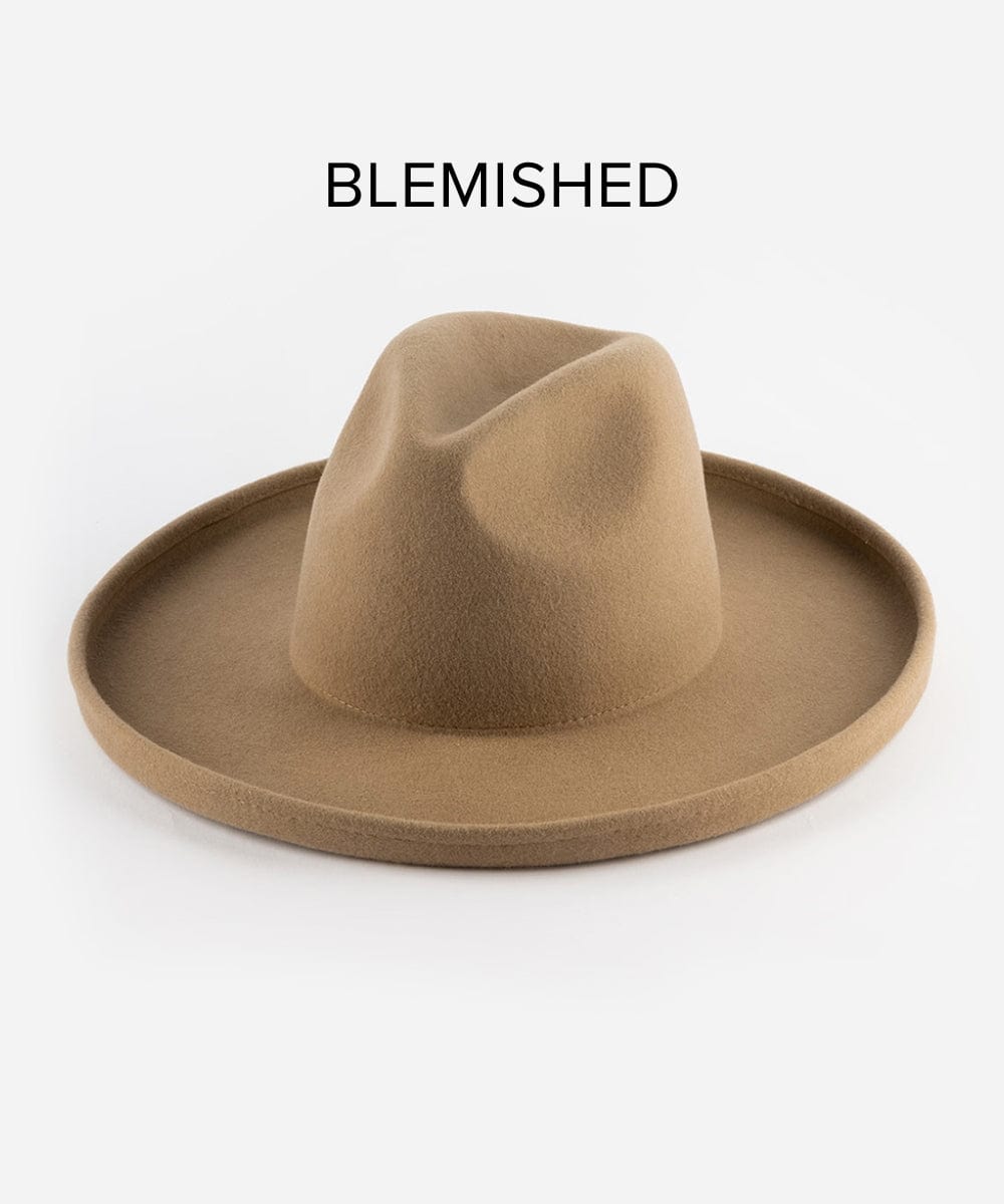 Maude Pencil Brim Hat in Tan - Vintage Style Women's Sun Hat for Beach, Outdoor & Summer Fashion