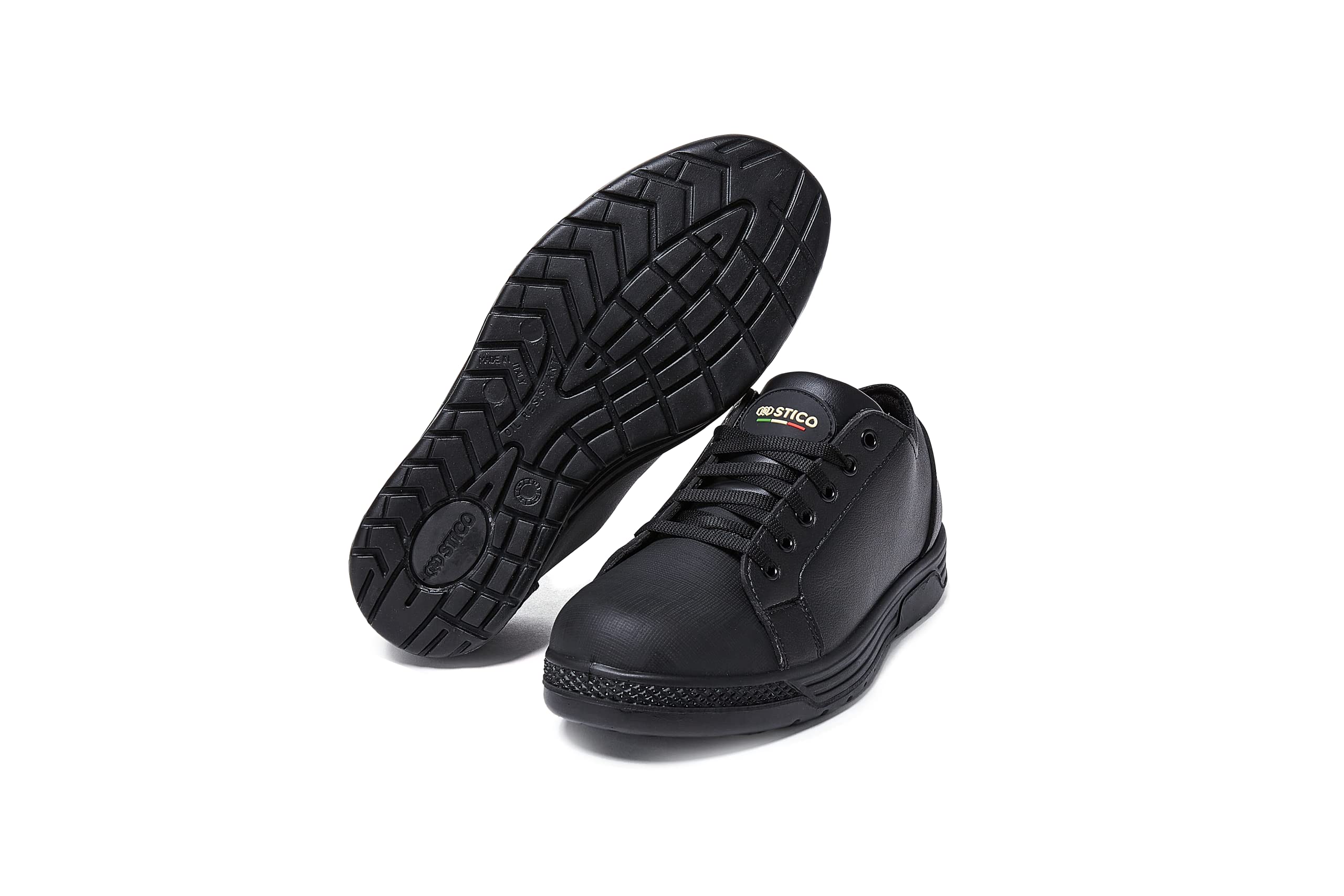 Stico NEC-3901 Non-Slip Work Sneakers for Men & Women - Slip Resistant Safety Shoes for Restaurant, Kitchen, Hospital & Construction Workers
