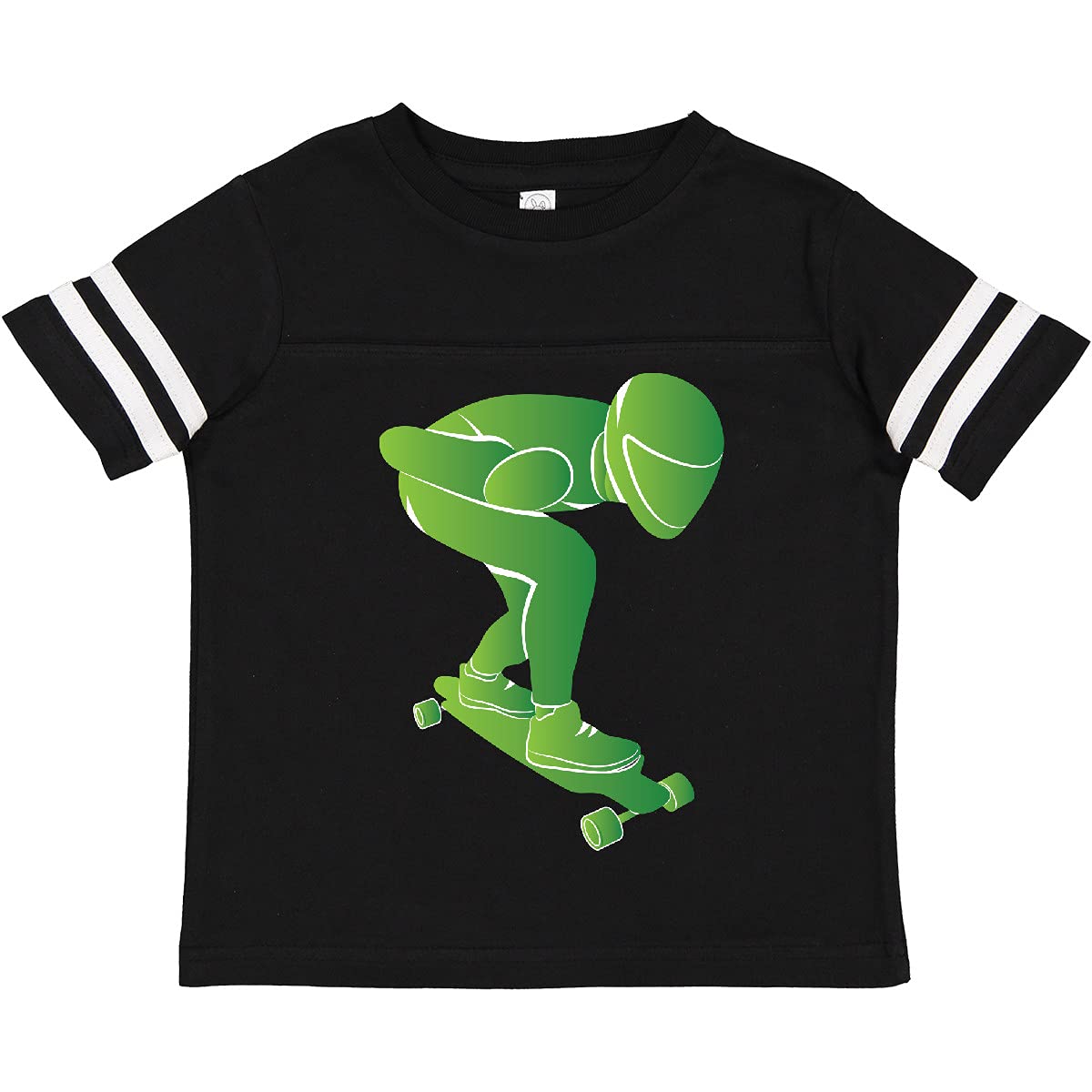 Inktastic Skateboarder Longboarding Sports Toddler T-Shirt - Cool Graphic Tee for Kids, Boys & Girls - Perfect for Skateboarding, Longboarding & Outdoor Activities