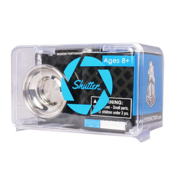 YoYoFactory Steel Shutter Undersize Yo-Yo - Professional Performance Yo-Yo for Tricks & Competitions | Perfect for Beginners & Advanced Players