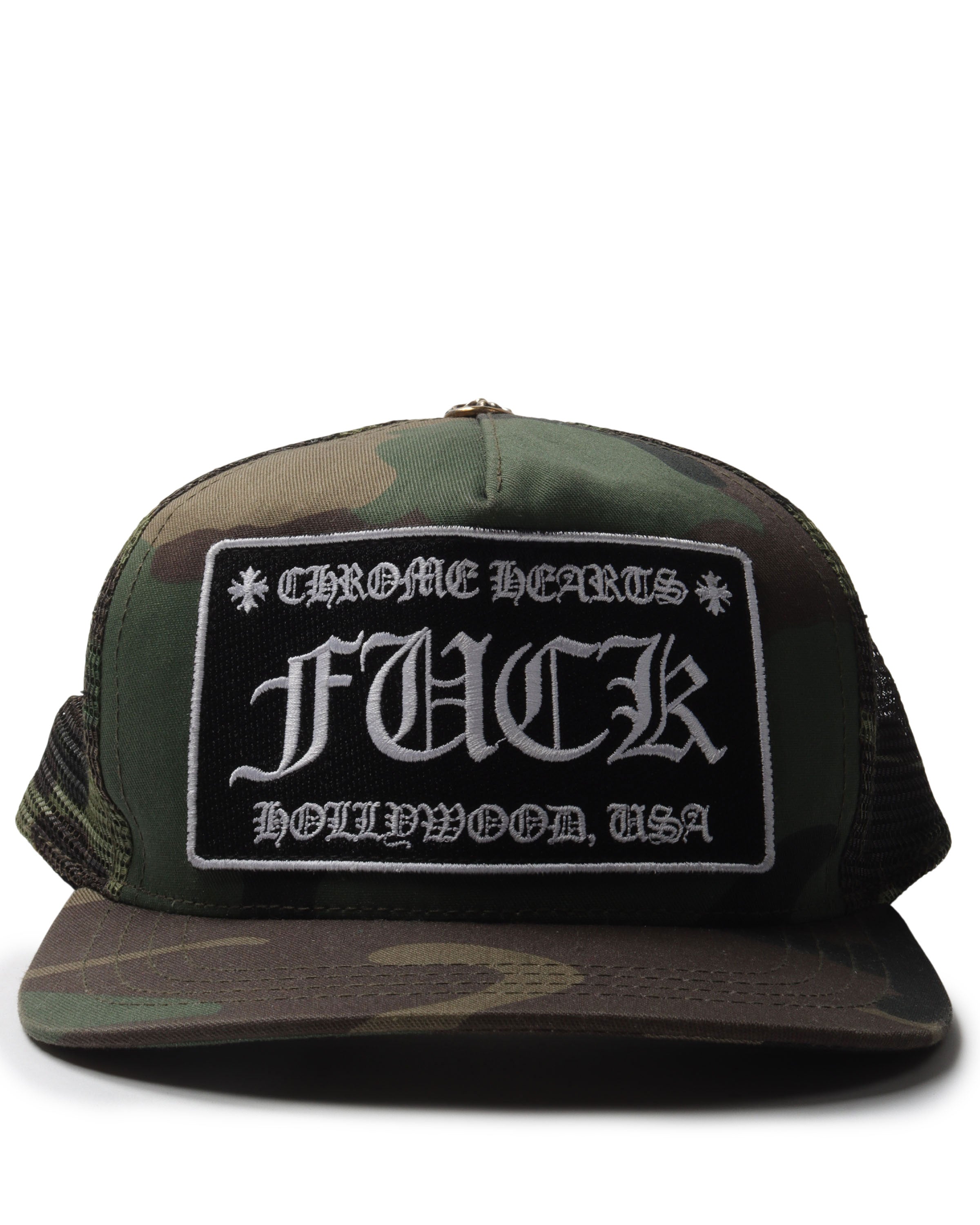 Chrome Hearts Fuck Camo Hat - Stylish Streetwear Cap for Men & Women | Perfect for Urban Fashion, Hip-Hop Style & Outdoor Adventures