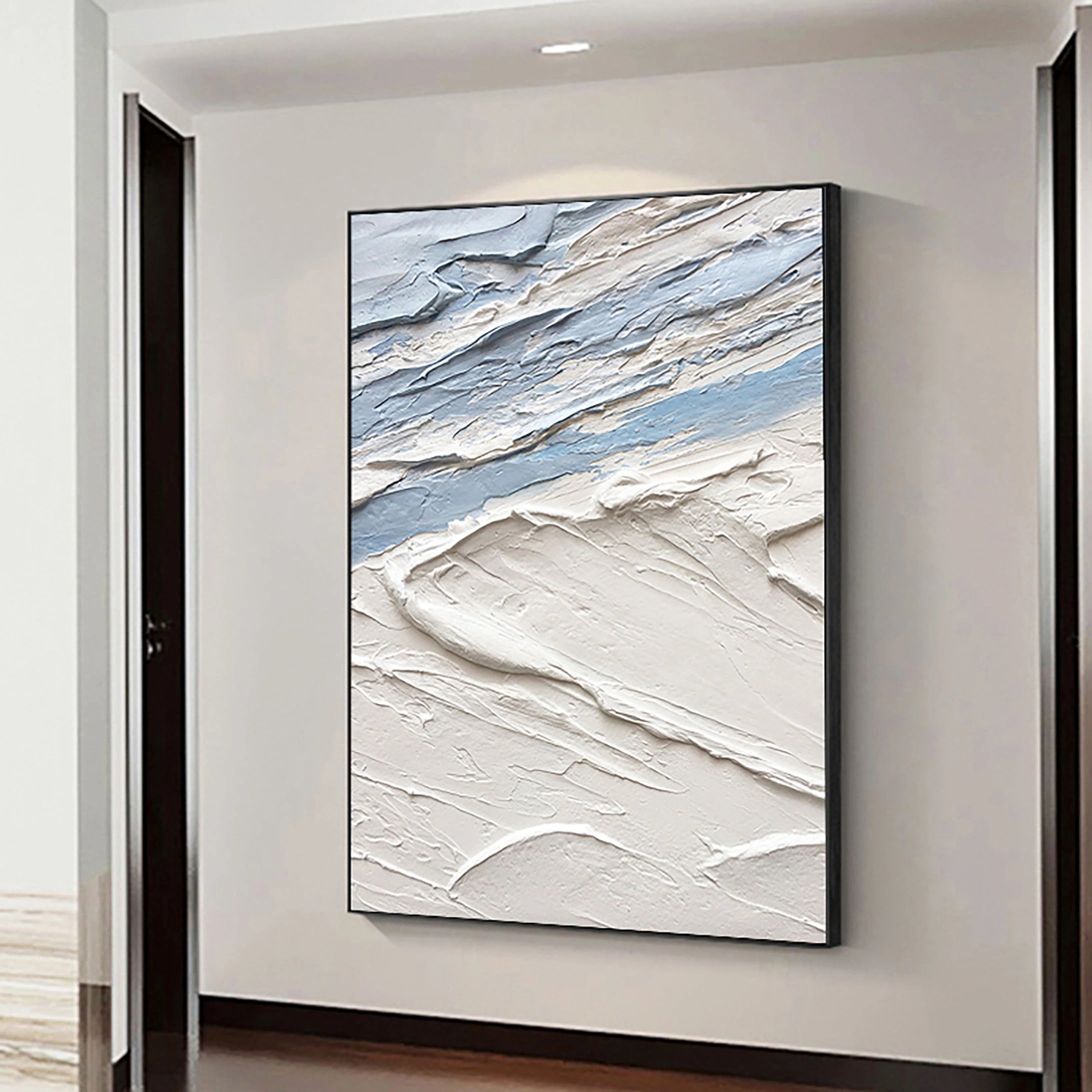 Minimalist Textured Plaster Art Painting - Modern Abstract Wall Decor for Living Room, Bedroom & Office | #MM031