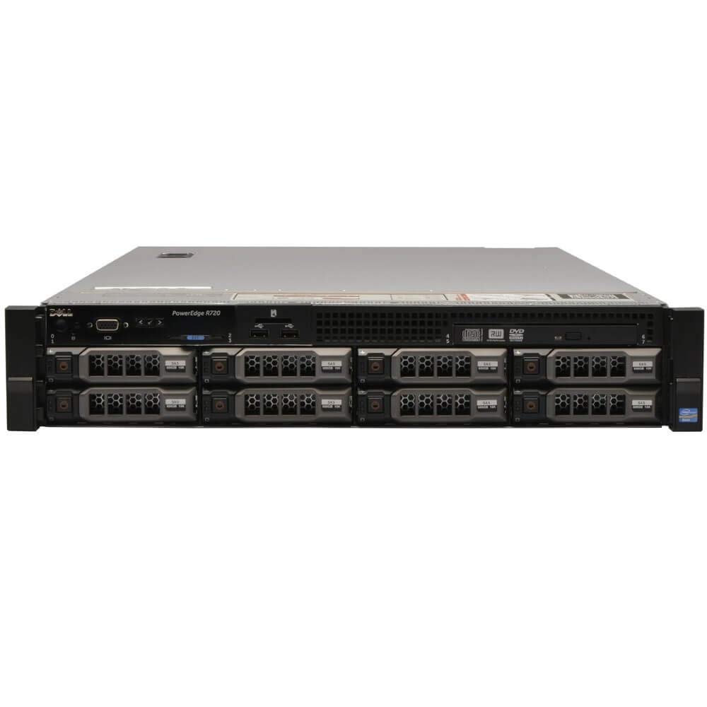 Refurbished Dell PowerEdge R720 Server - 2x E5-2690 V2 10-Core 3.0GHz, 256GB RAM, 8x 2.5