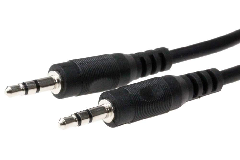 25ft 3.5mm Male to Male Stereo Audio Cable - High Quality Aux Cord for Home Theater, Car Audio, Speakers & Headphones