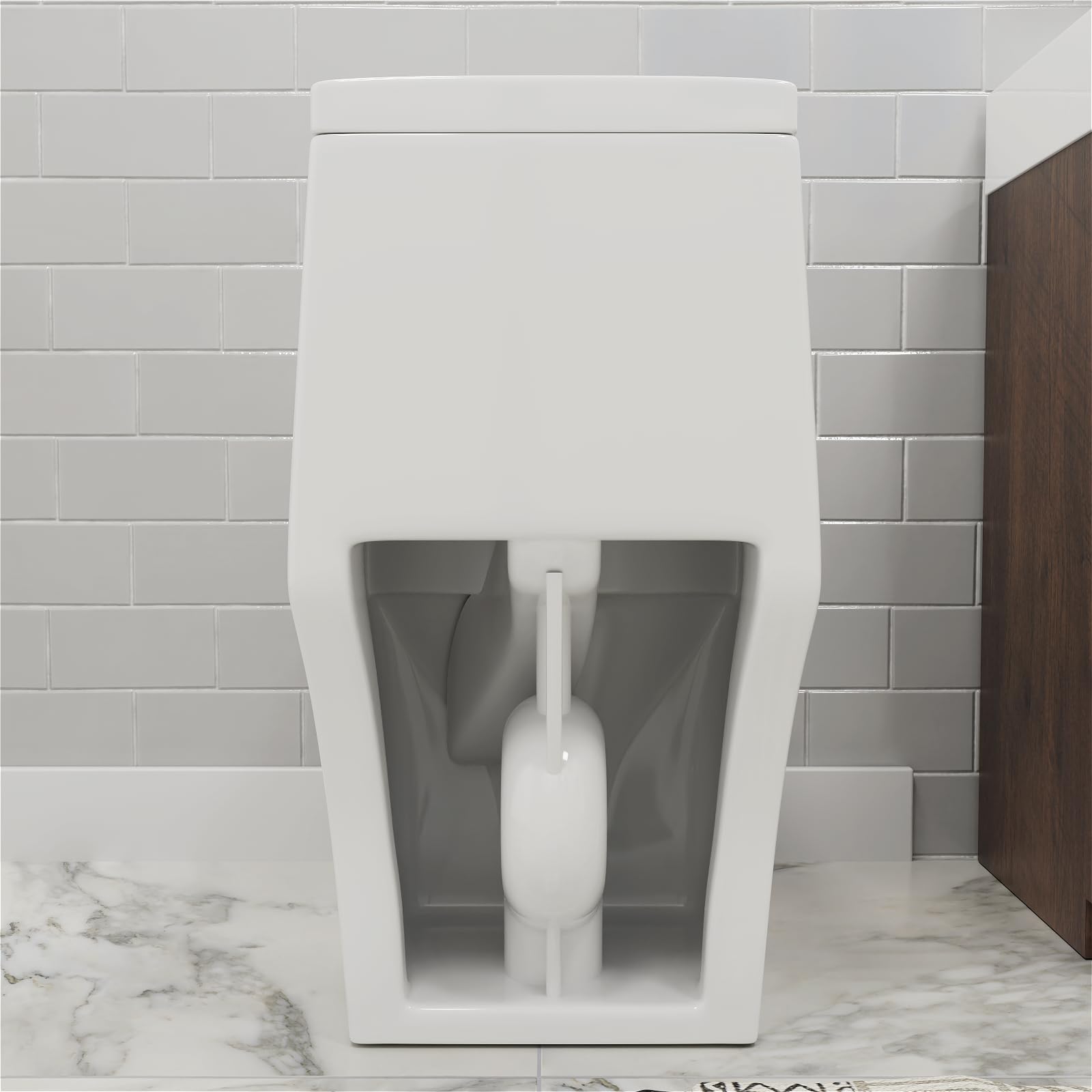 Dual Flush Elongated One Piece Toilet - 12