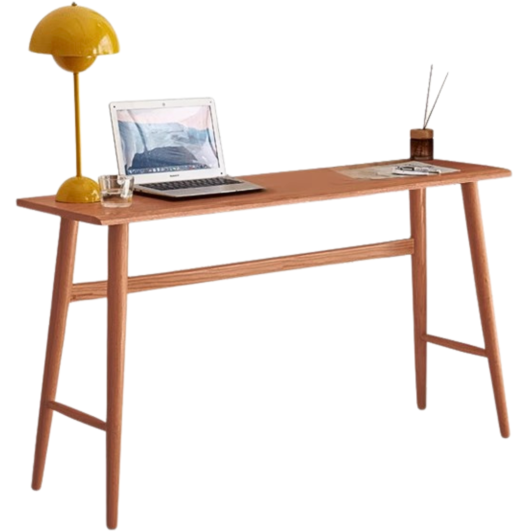 63x15.7x29.5 inch / 160x40x75.5сm / Cherry color / Cherry desk