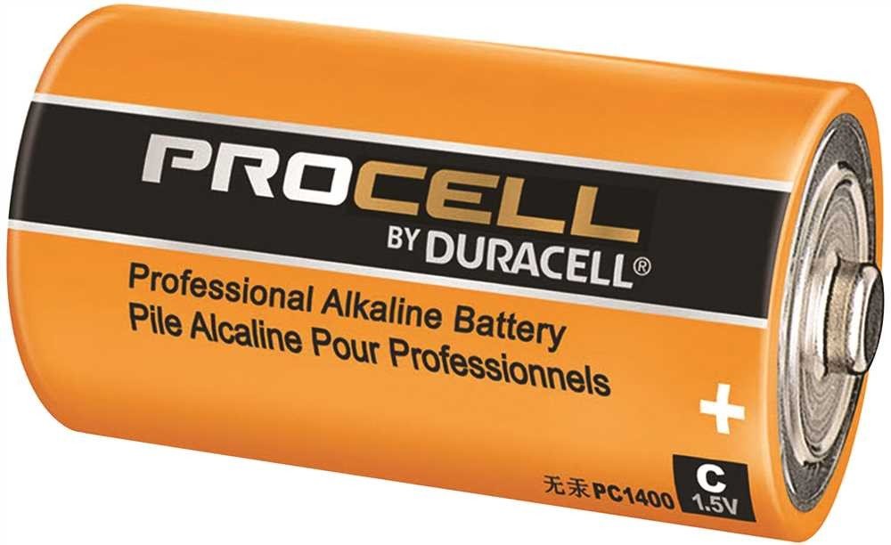 PROCELL Alkaline C Batteries 1.5V - 72 Count Bulk Pack for Professional Devices | Long-Lasting Power for Flashlights, Toys, Medical Equipment & Industrial Use | Durable Alkaline C Cell Batteries