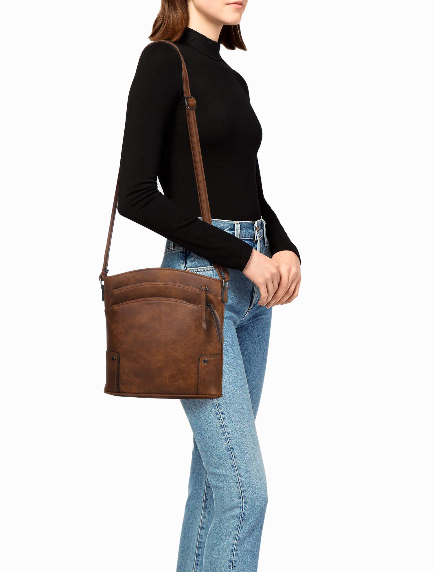 VONMAY Women's Crossbody Bag with Multiple Pockets - Stylish Shoulder Purse for Everyday Use, Travel & Shopping
