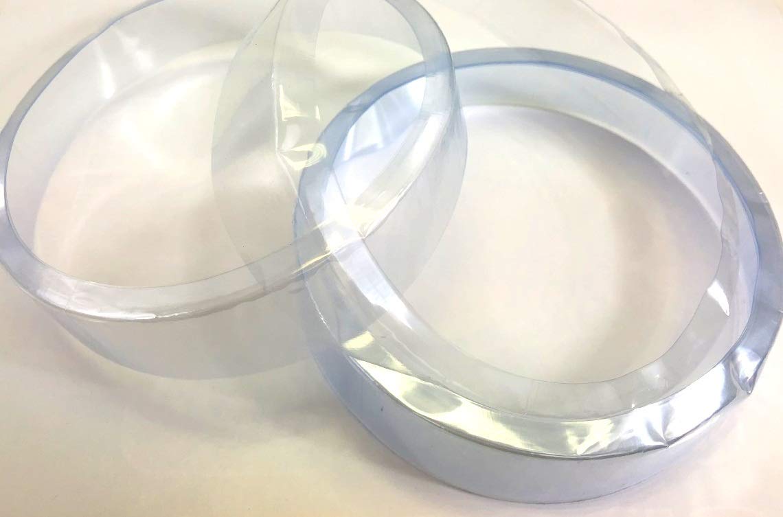 PACTOGO Clear Shrink Bands for Food Containers - 250 Pack Fits 8-32oz Round Plastic Soup/Deli Containers | Perfect for Restaurant Takeout, Meal Prep & Food Storage