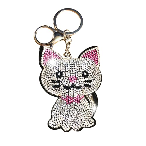 Pink Sparkle Cat (Silver)