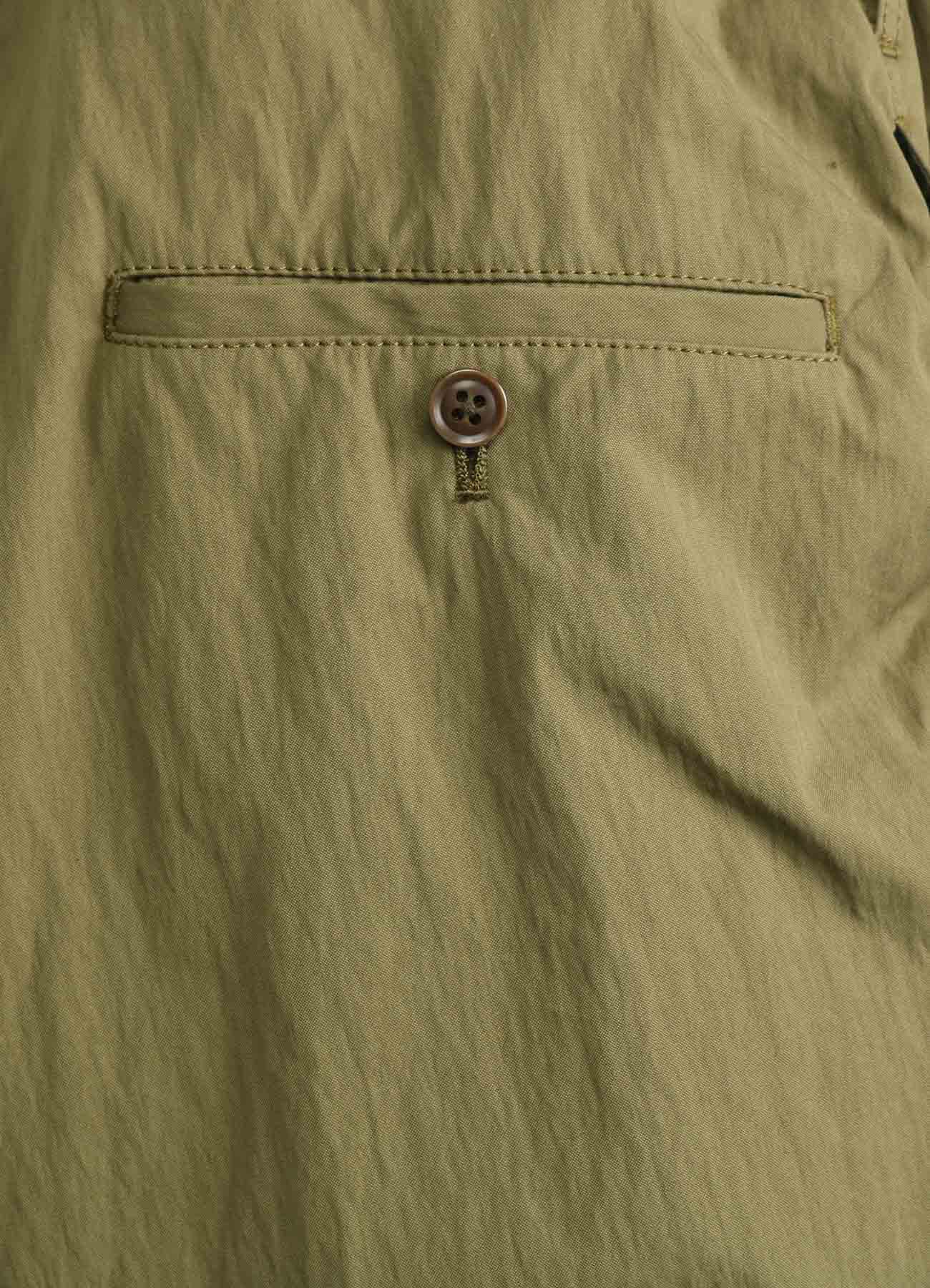 Men's Cotton Nylon Blend Oxford String Pants with Wool Gauze Pockets - Comfortable Casual Trousers for Work, Travel & Outdoor Activities