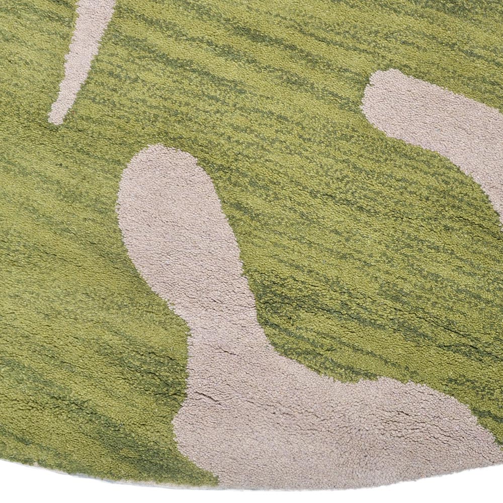 Premium Protea Hand Tufted Wool Rug - Soft Non-Slip Living Room Carpet for Bedroom, Nursery & Home Decor