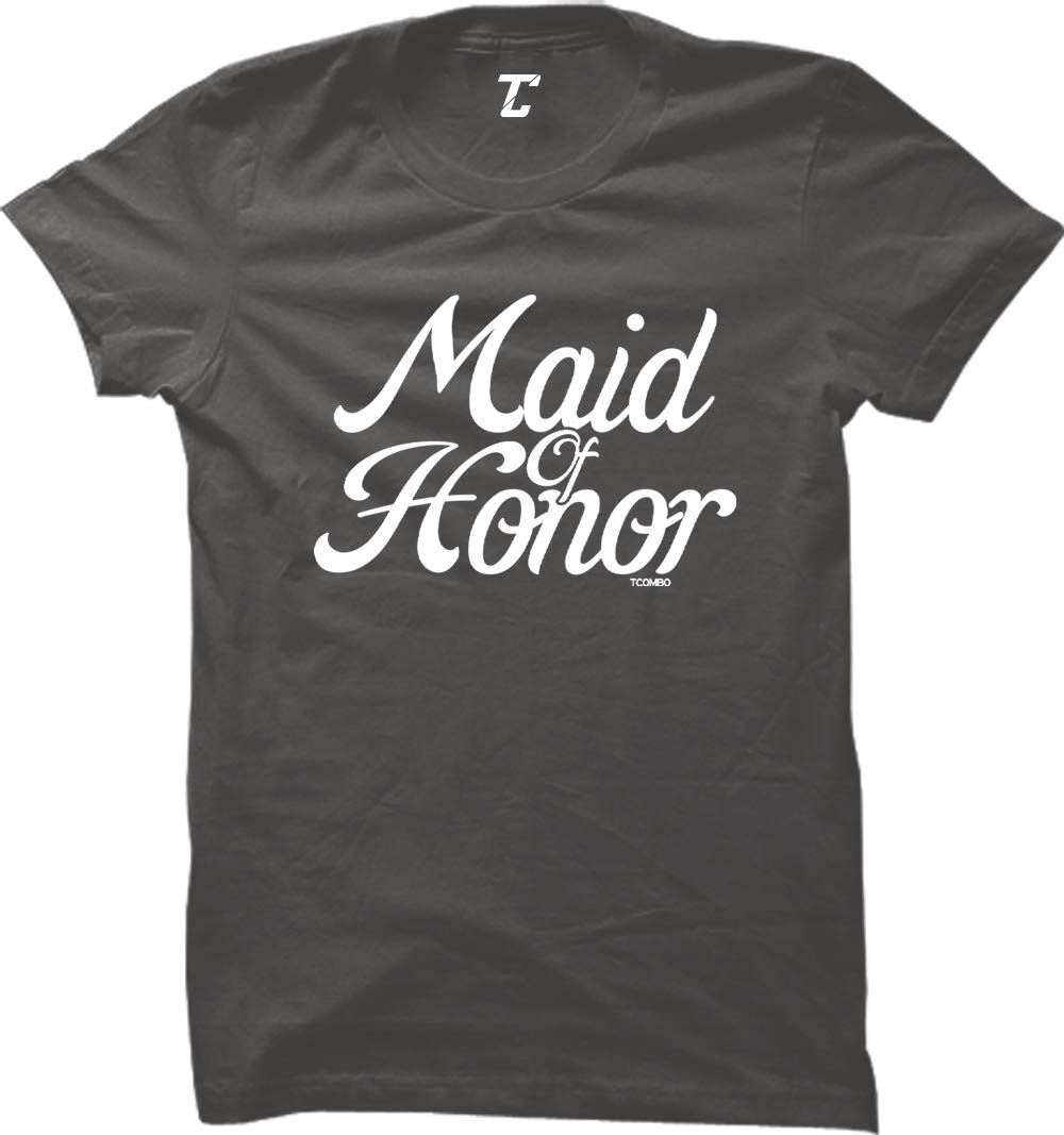 Best Maid of Honor T-Shirt for Women - Funny Bachelorette Party & Wedding Gift Idea - Perfect for Bridal Showers, Girls Trips & Bride Squad