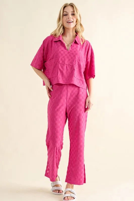 Brushed Texture Checkerboard Pattern Casual Pants for Men - Comfortable & Stylish Lounge Pants for Home, Travel, and Everyday Wear