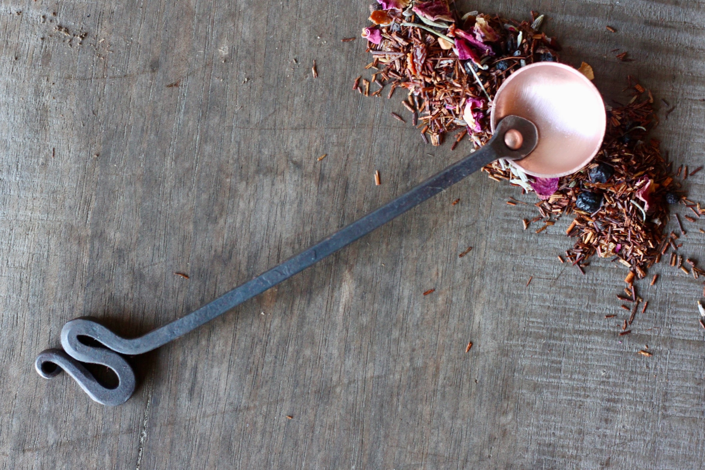 Premium Copper & Steel Teaspoons (1 Tsp) - Durable Tea & Coffee Measuring Spoons for Baking, Cooking & Cocktail Mixing