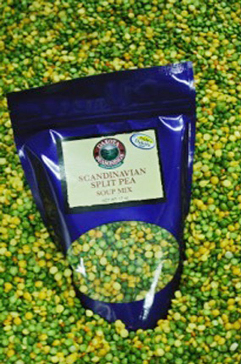 Organic Scandinavian Split Pea Soup Mix - Traditional Nordic Recipe - Easy Homemade Soup Starter - Perfect for Cold Weather Comfort & Healthy Family Meals