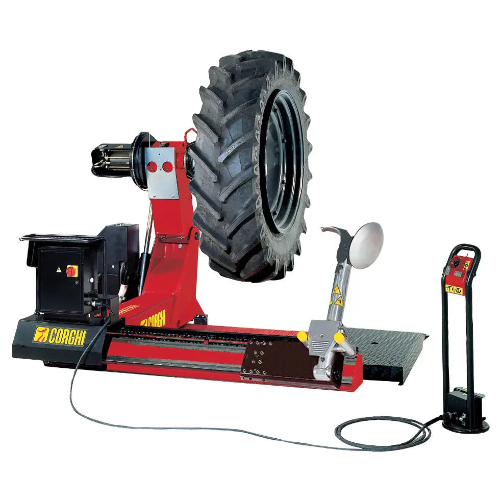 Corghi HD1400E HD Semi Automatic Tire Changer - Heavy Duty Wheel Changer Machine for Auto Shops & Tire Service Centers - Perfect for Cars, Trucks & SUVs