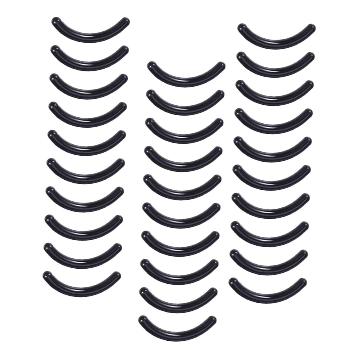 Minkissy Eyelash Curler Replacement Pads - 180pcs Silicone Eyelash Curler Pads Set for Comfortable & Pain-Free Lash Curling - Perfect for Home, Salon & Travel Makeup Kit