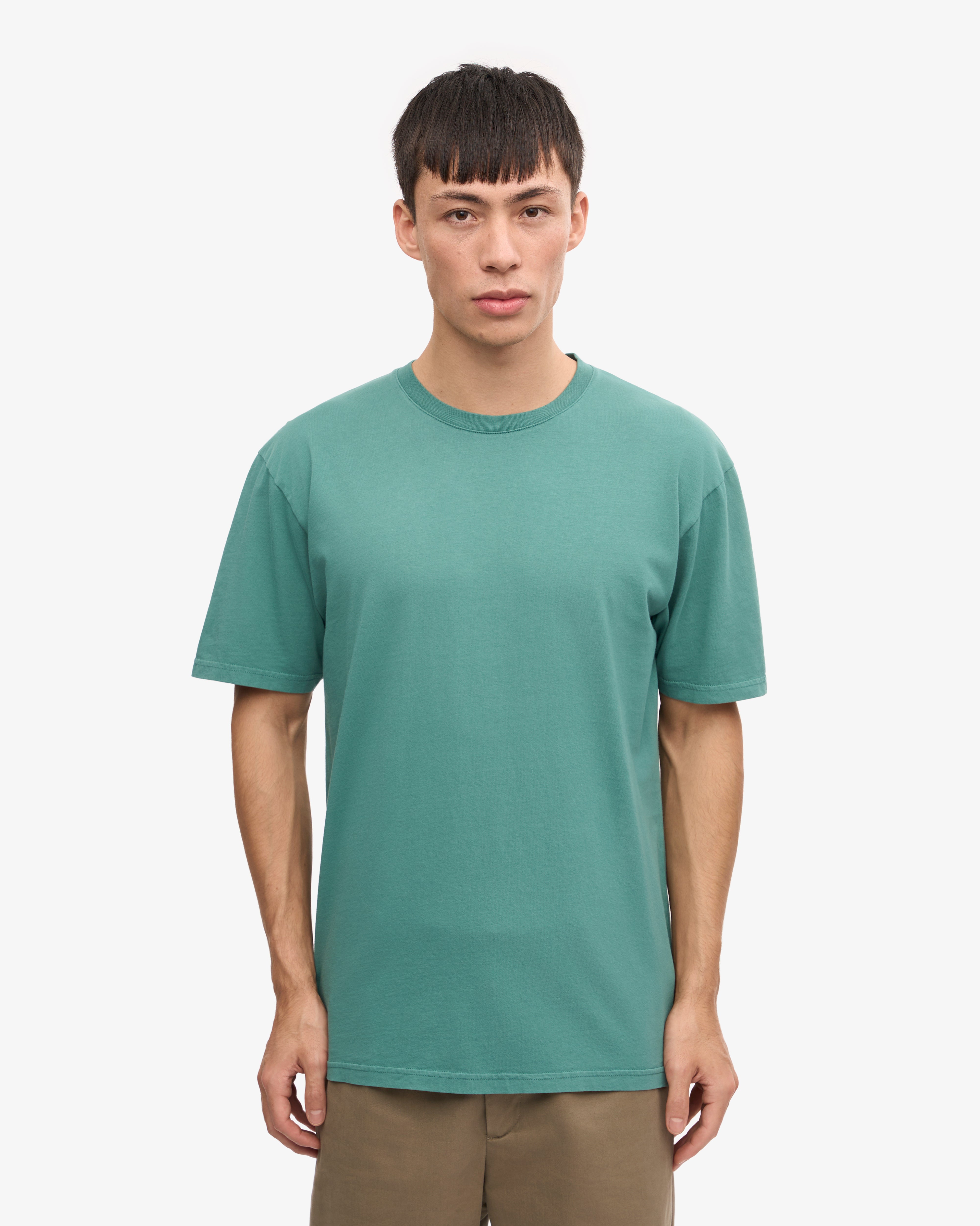 Classic Organic Cotton T-Shirt for Men & Women | Eco-Friendly Pine Green Tee | Casual Wear, Lounge & Everyday Outfits