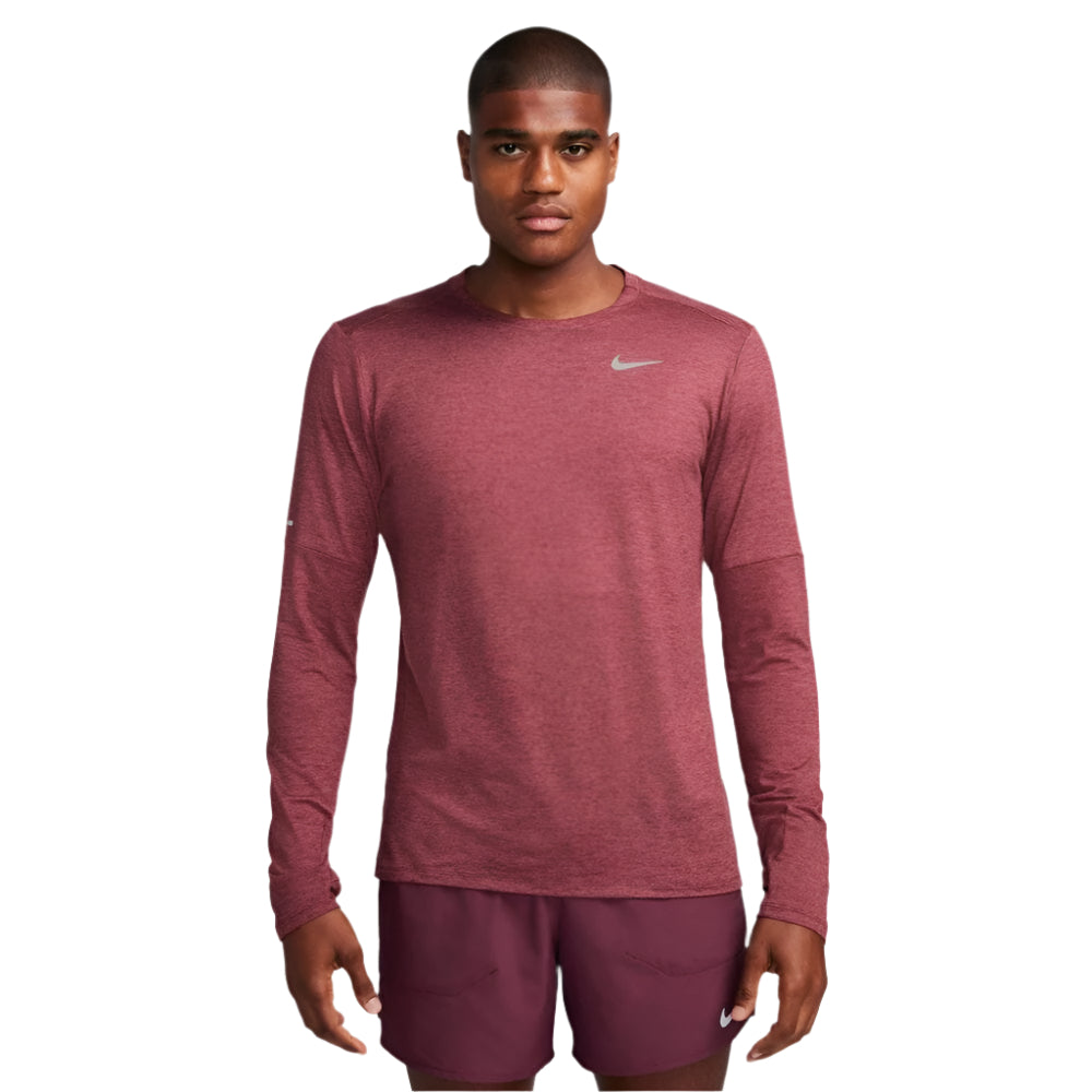 Nike Men's Dri-FIT Element Running Crew T-Shirt - Moisture-Wicking, Breathable Workout Top for Jogging, Gym & Training