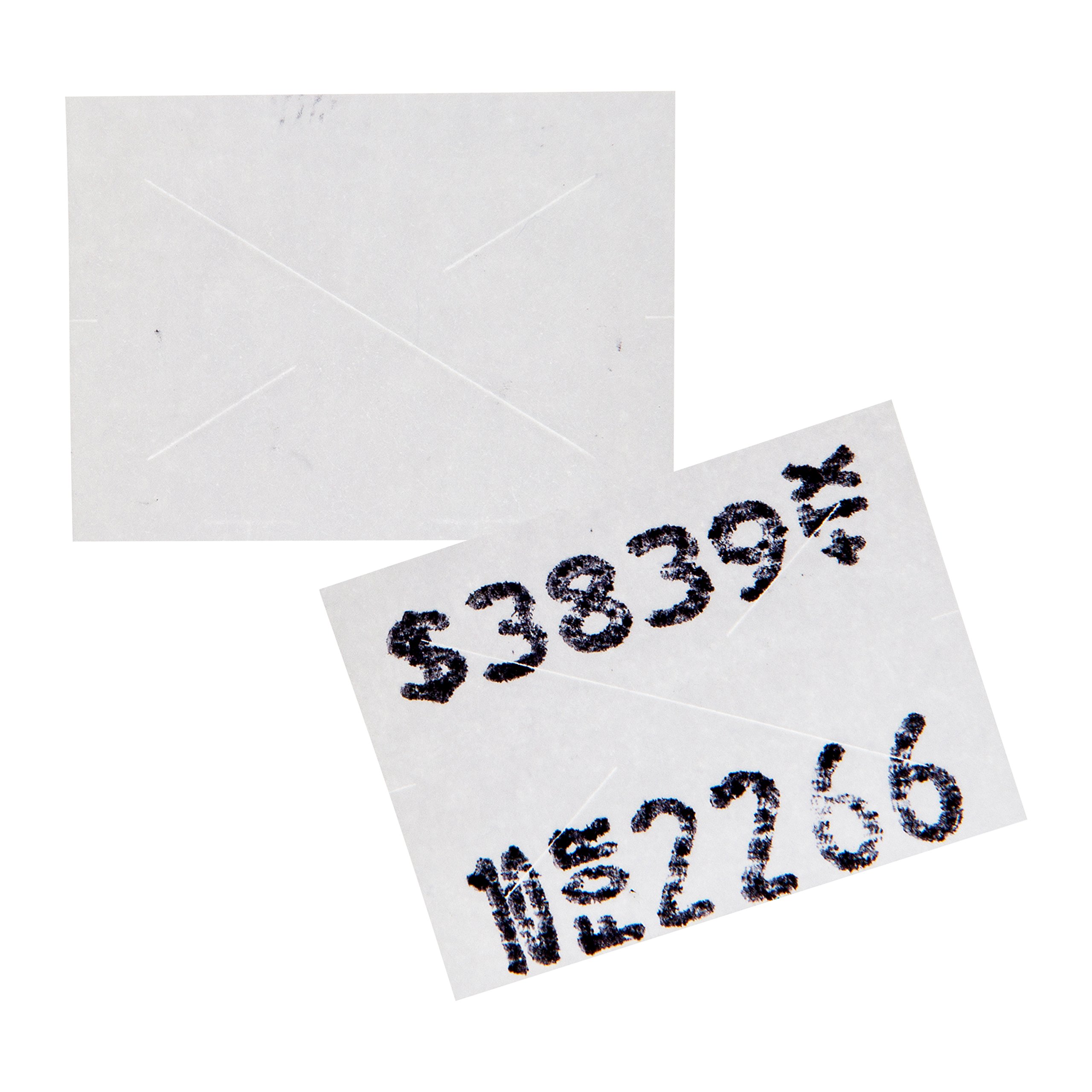 Perco White Pricing Labels for Monarch 1115 Price Gun - 10 Sleeves (150,000 Labels) - Includes Bonus Ink Roll - Perfect for Retail, Warehouse & Inventory Pricing