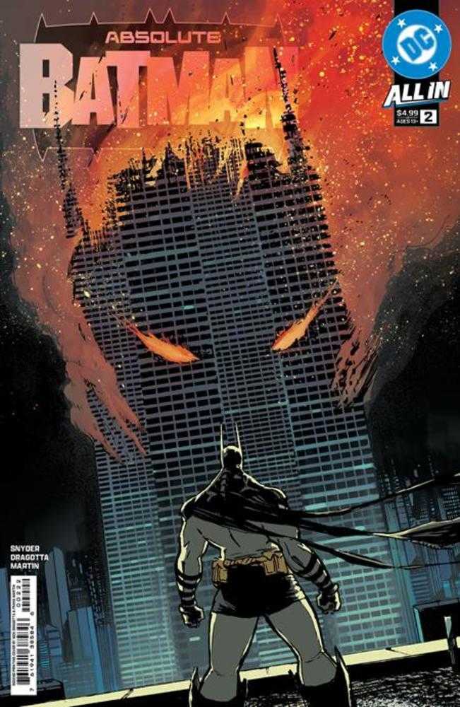 Absolute Batman #2 2nd Print Cover A by Nick Dragotta - Collectible DC Comics Graphic Novel for Superhero Fans & Comic Book Collectors - Perfect for Display, Gifts, and Batman Memorabilia Collections