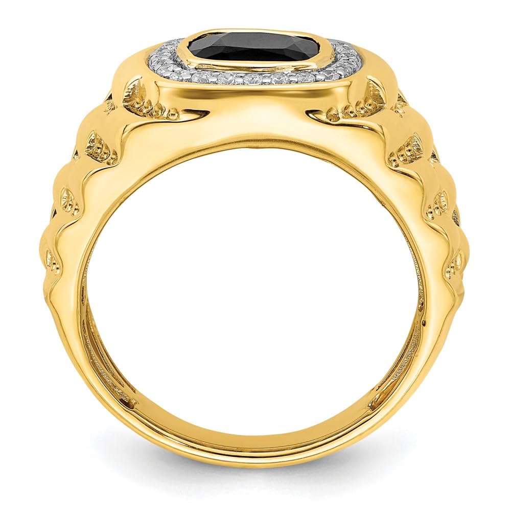 14K Yellow Gold Lab-Grown Diamond Engagement & Wedding Ring Set for Women - Elegant Bridal Jewelry for Proposals, Anniversaries & Special Occasions