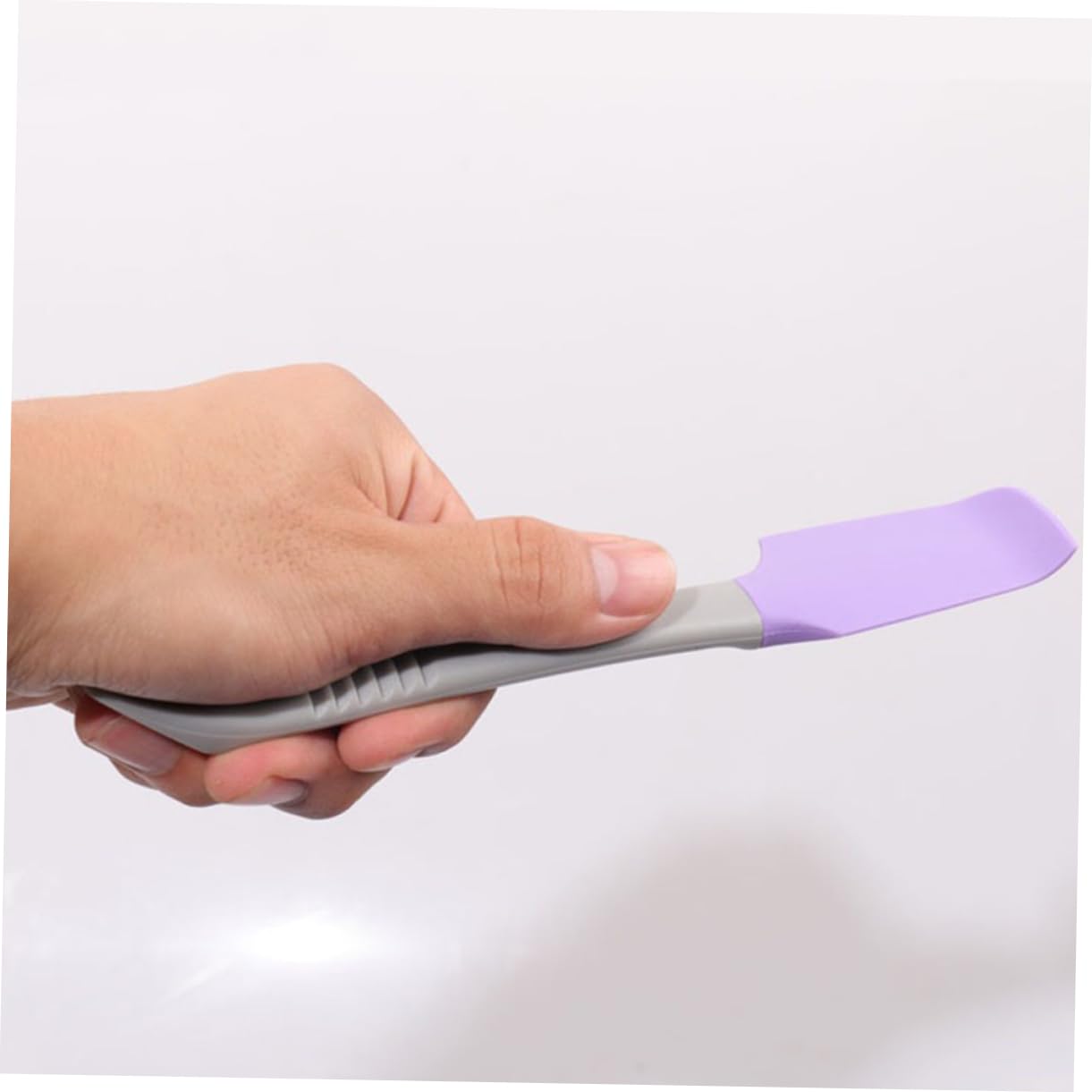 5Pcs Purple Wax Spatula Set - Skin Care & Makeup Tools for Waxing, Lipstick, Cream Scraping - Durable Beauty Supplies for Salon, Home & Travel Use - NOLITOY