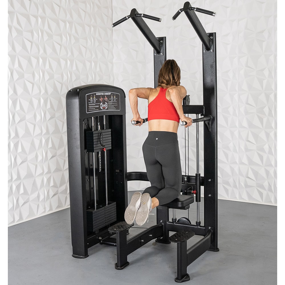 Muscle D Elite Assisted Chin Dip MDE 16 - Adjustable Resistance Bands for Home Gym, Pull Up Assistance & Strength Training - Perfect for Beginners, Athletes & Physical Therapy