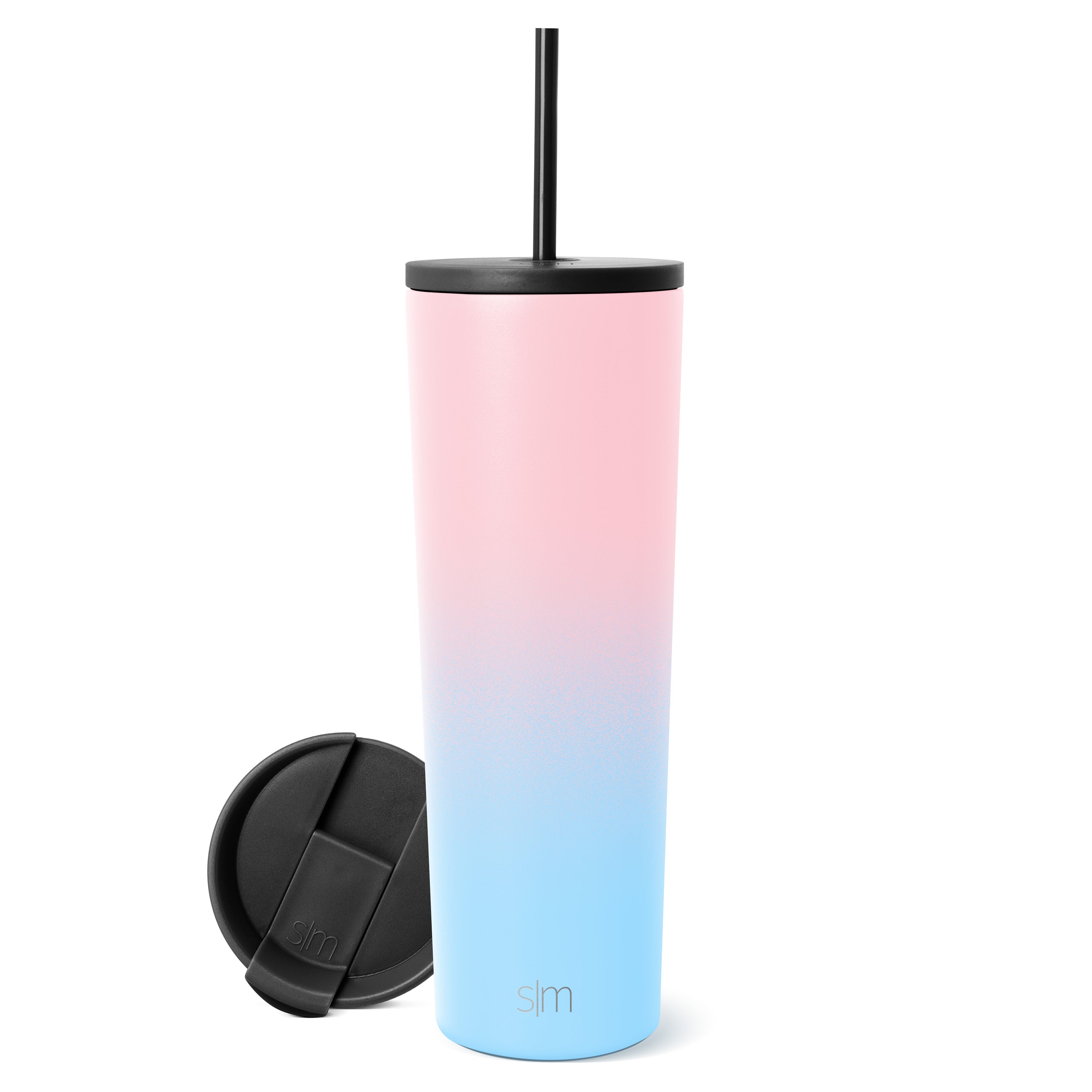 28Oz Classic Stainless Steel Tumbler with Lid - Insulated Double Wall Vacuum Cup for Hot & Cold Drinks - Perfect for Coffee, Tea, Water, Smoothies at Home, Office or Travel