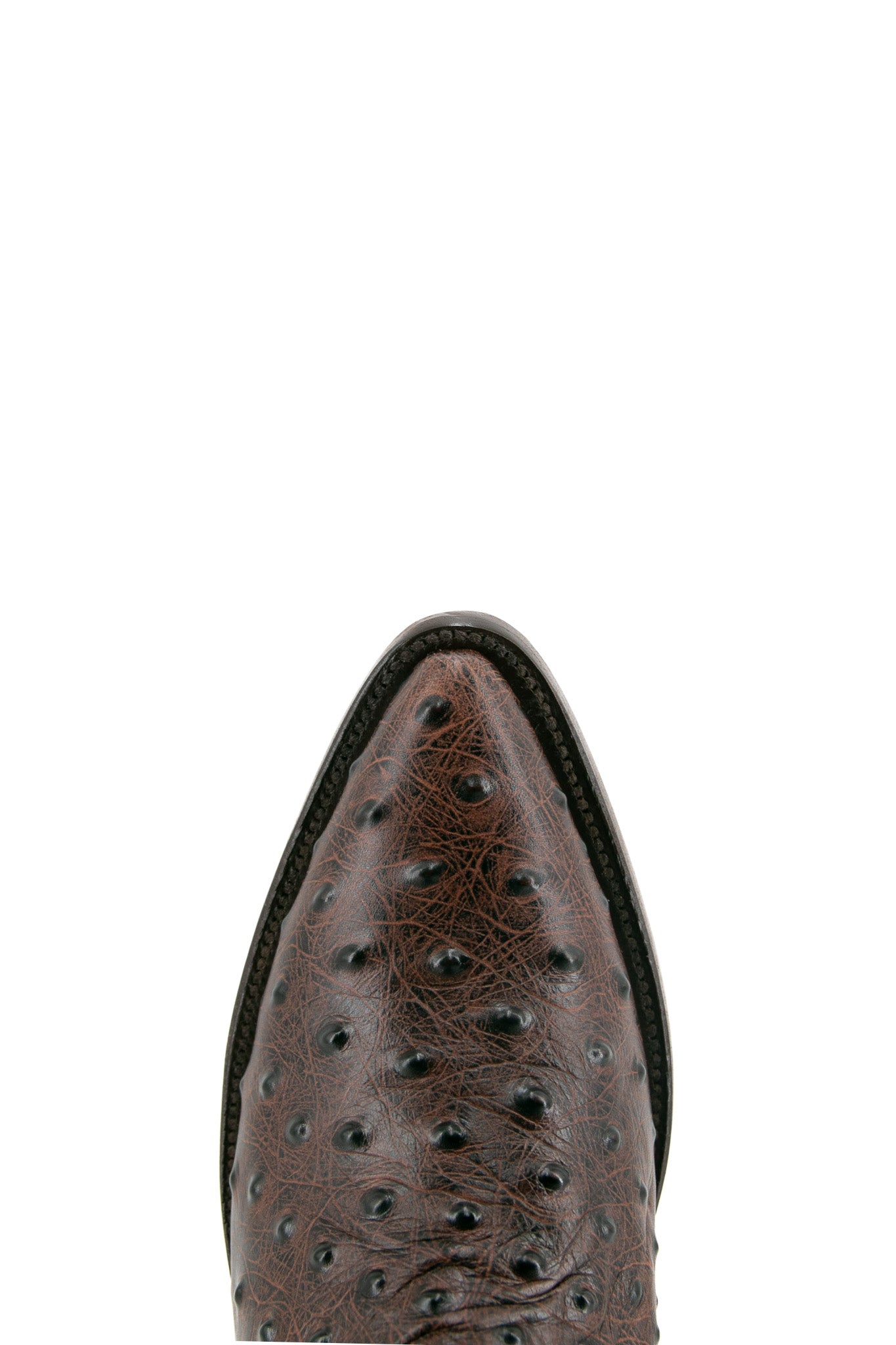 Ostrich Ranch Snip Toe Cowboy Boots for Men & Women - Western Style Leather Boots with Exotic Ostrich Skin - Perfect for Rodeo, Country Dancing & Western Fashion