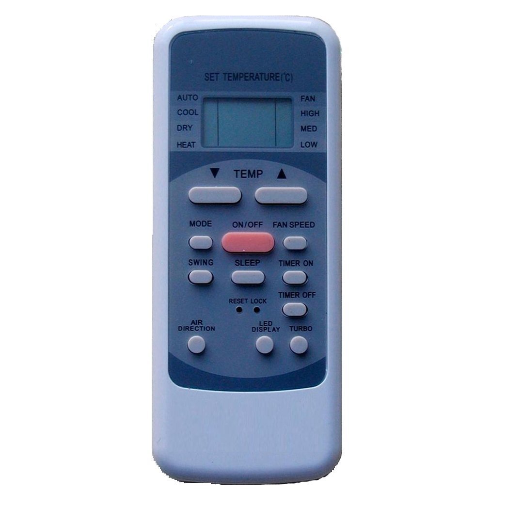 Universal Replacement Air Conditioner Remote Control Compatible with Midea R51M E - Perfect for Home, Office & Hotel AC Units