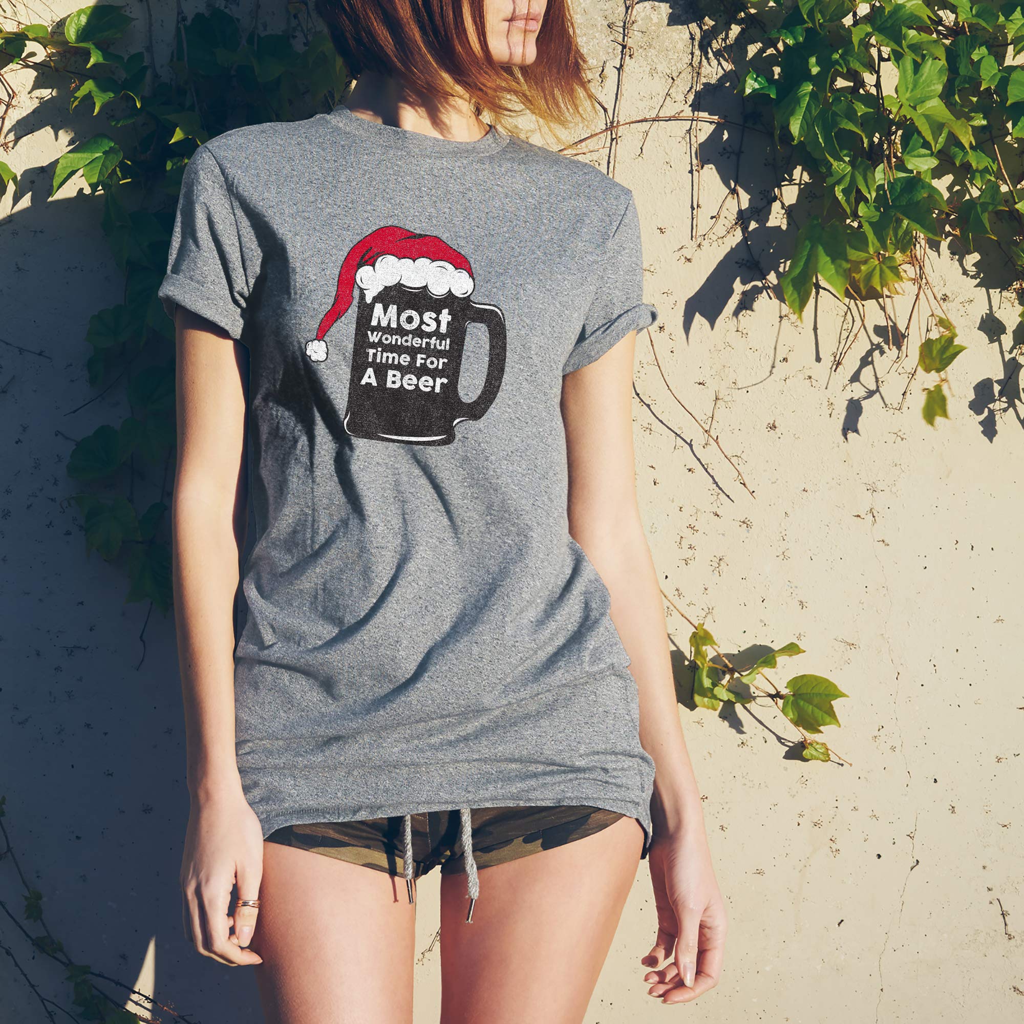 Funny Christmas Holiday Drinking T-Shirt - Beer Lover Gift for Men & Women - Perfect for Parties, Gifts & Festive Celebrations