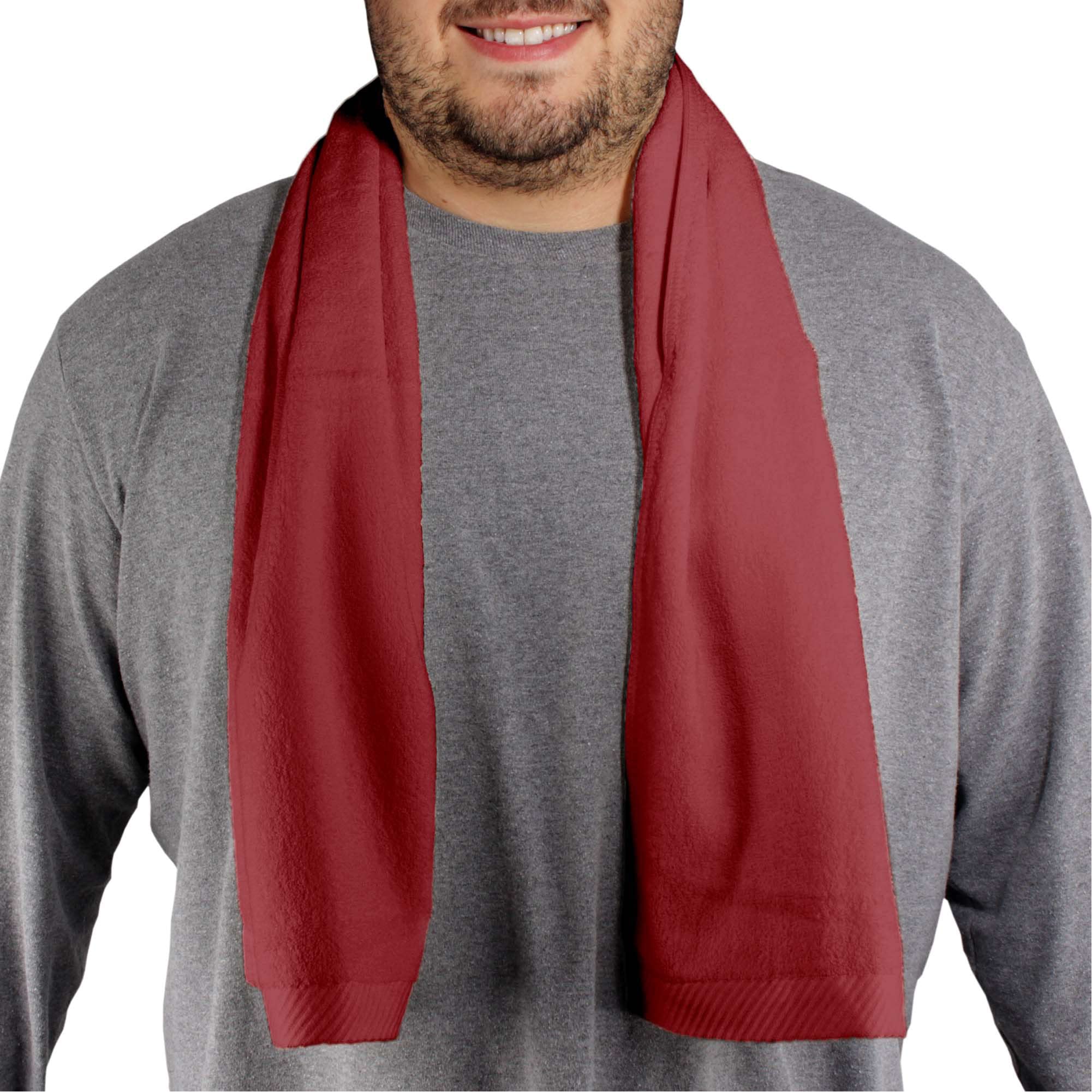 ThinkBamboo Silky Soft Cooling Towel - Premium Bamboo Rayon Blend for Neck, Gym, Sports & Hiking - 12