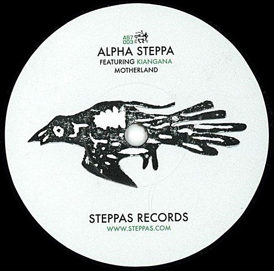 Alpha Steppa & Kiangana - Motherland 7 Steppas (AS7 003) | Reggae Dub Vinyl Record | Perfect for DJ Sets, Music Collectors & Reggae Enthusiasts
