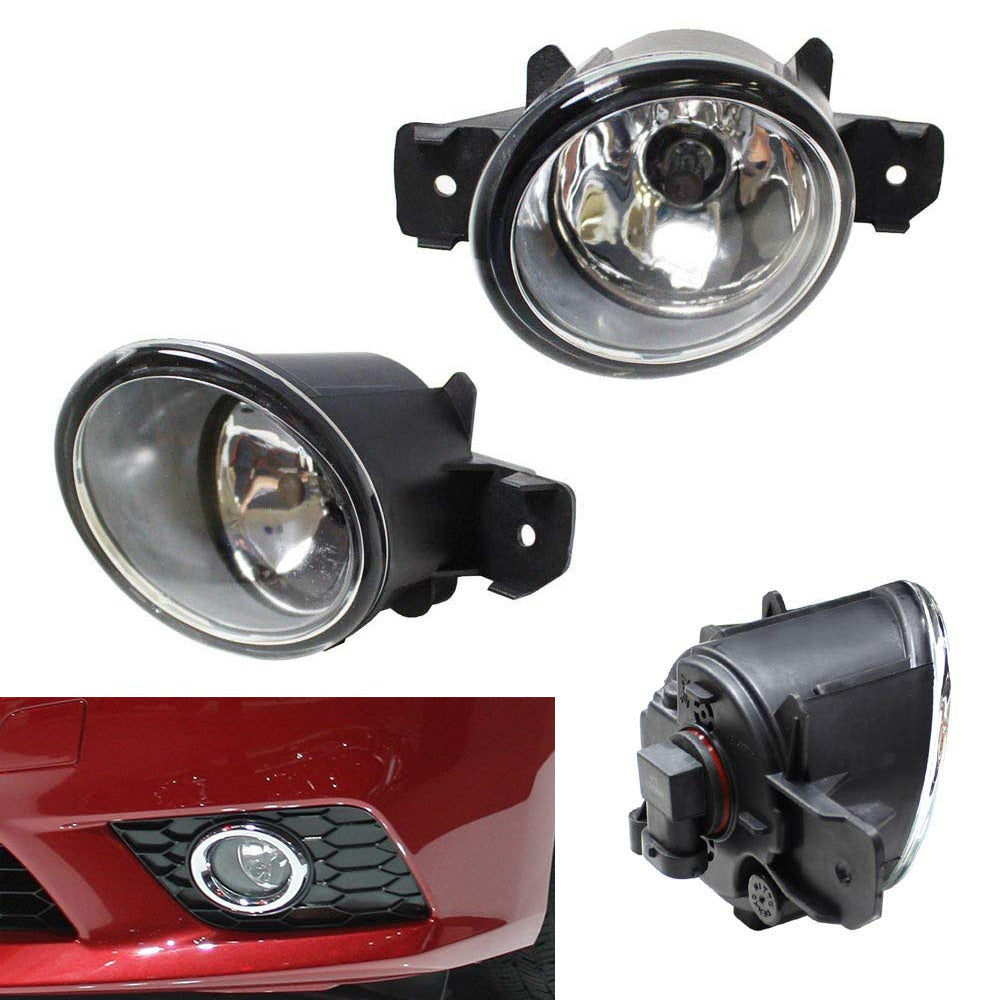 Complete Clear Lens Fog Light Kit for 2016-2020 Nissan Sentra Facelift - Durable Anti-Fog Headlights for Enhanced Night Driving Safety in Rain & Fog