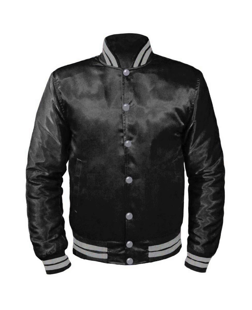 Original American Varsity Letterman College Baseball Bomber Satin Jackets - Perfect for Sports Events, Casual Wear, and Retro Style
