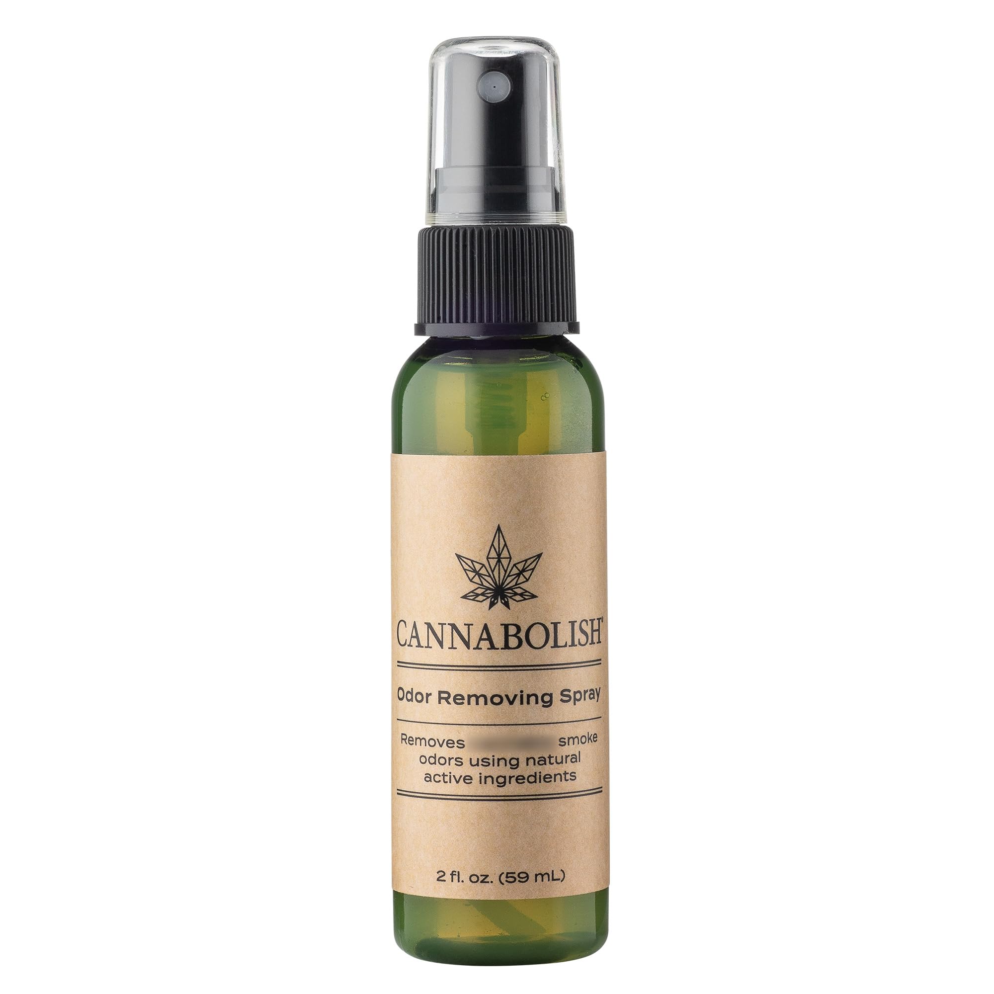Cannabolish Wintergreen Smoke Odor Eliminator Spray - 2 fl oz Travel Size Air Freshener | Remove Smoke Smell from Cars, Clothes & Home