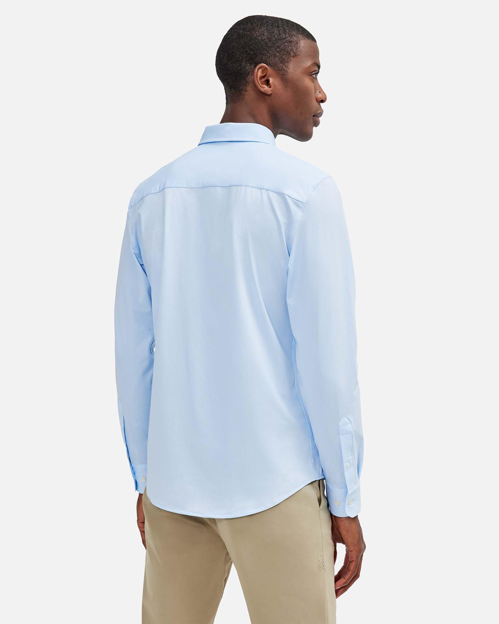 Rhone Men's Commuter Performance Dress Shirt - Wrinkle Resistant, Machine Washable Classic Fit Button Down Shirt for Business Casual & Office Wear