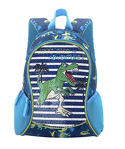 Blue Dinosaur Backpack 13 Inch