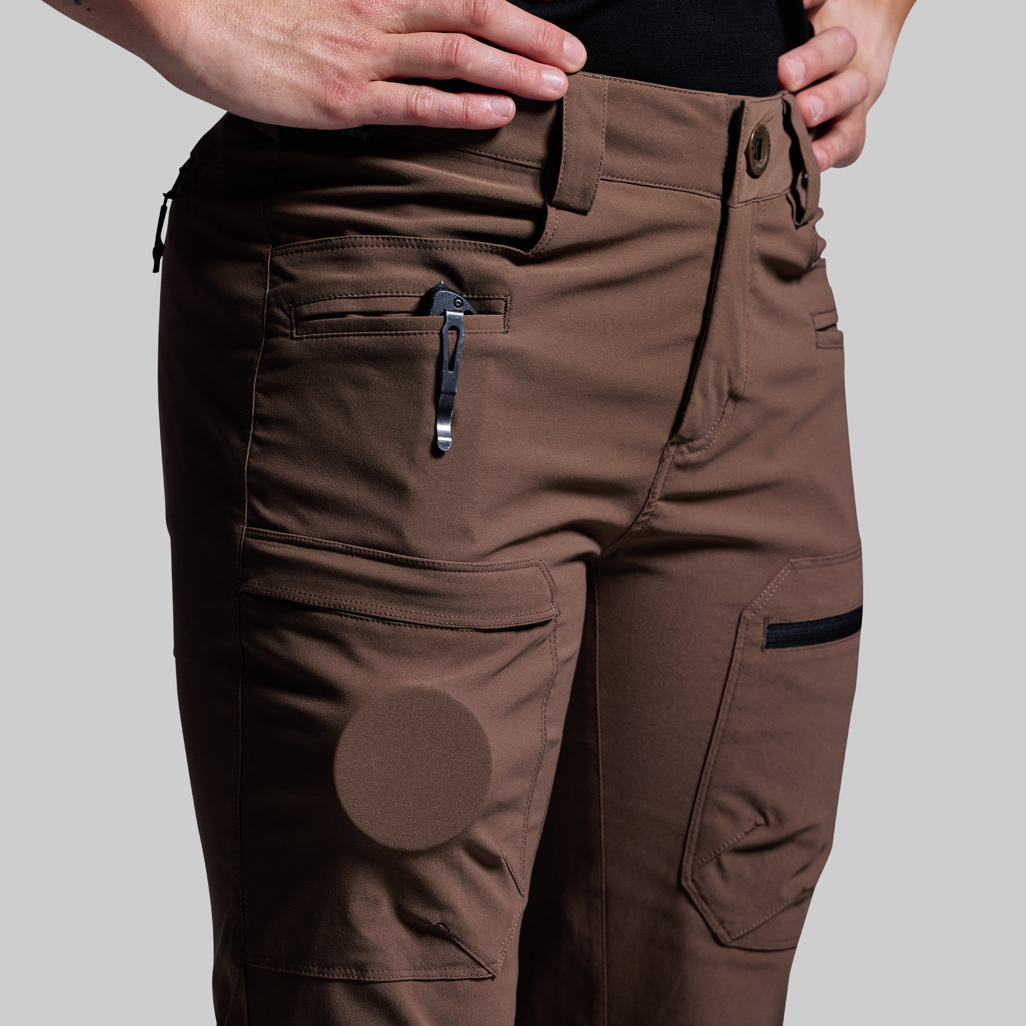Women's Terrain Hiking Pants - Coyote Brown | Outdoor Adventure & Travel Pants | Lightweight, Durable & Comfortable for Hiking, Camping & Everyday Wear